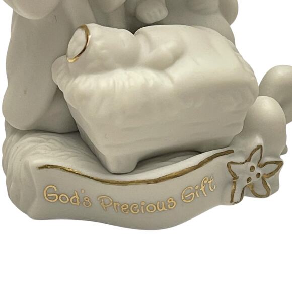 Vintage 1996 PRECIOUS MOMENTS Porcelain ORNAMENT With Box "God's Precious Gift" - Picture 3 of 5